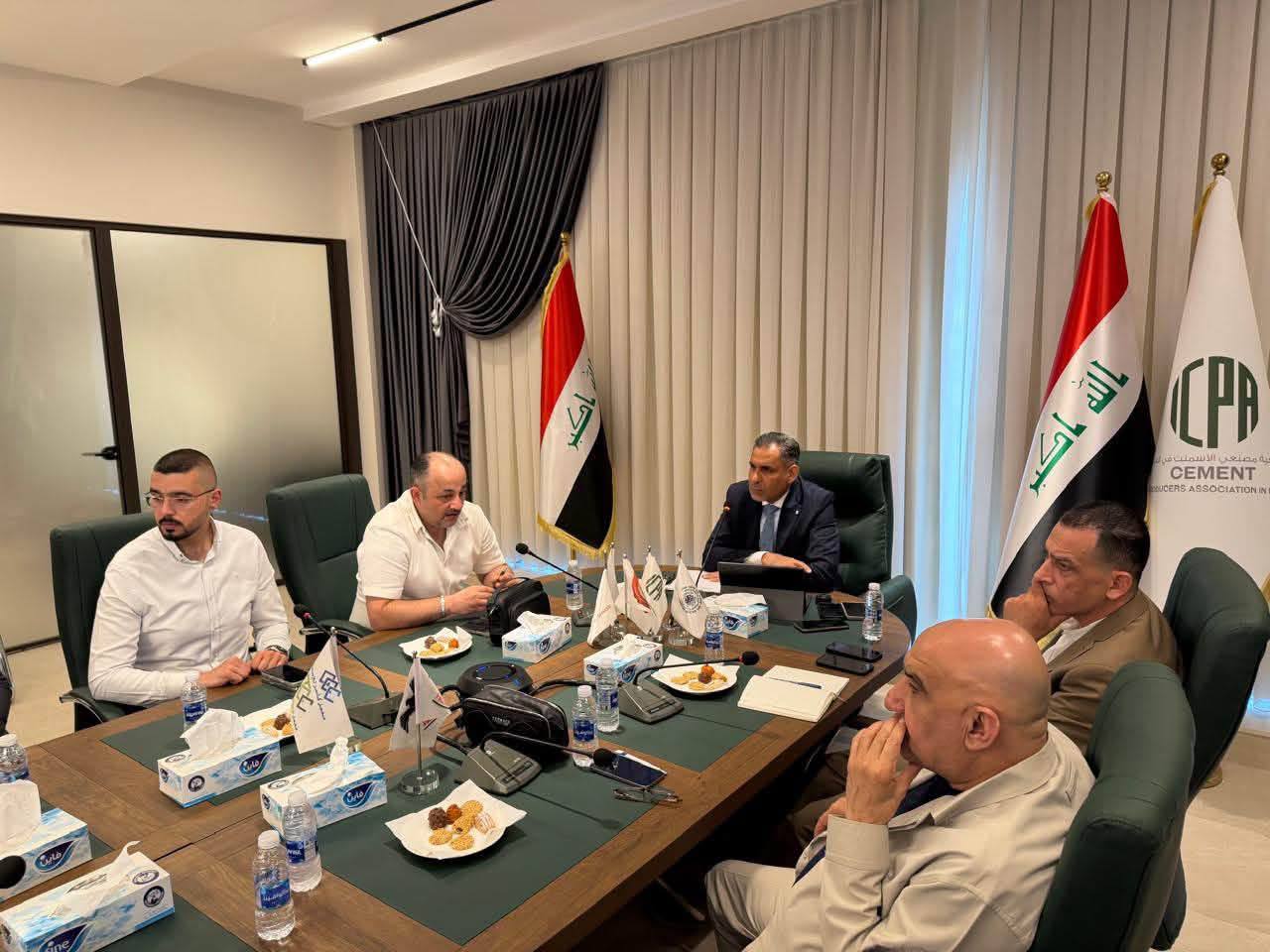 Directors’ Board of the Cement Producers Association in Iraq Discusses Market Conditions and Challenges Arising from Rising Production Costs