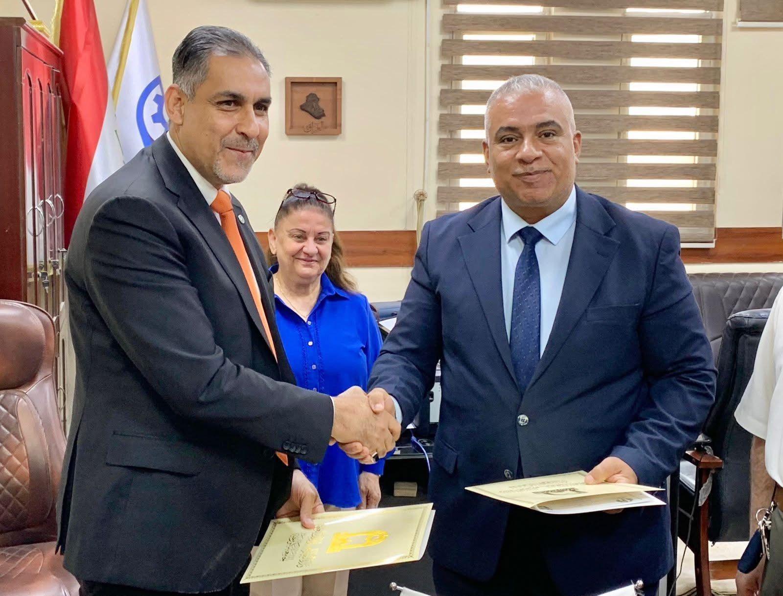 Cement Producers Association in Iraq and the College of Chemical Engineering at the University of Technology Sign Scientific Cooperation Framework