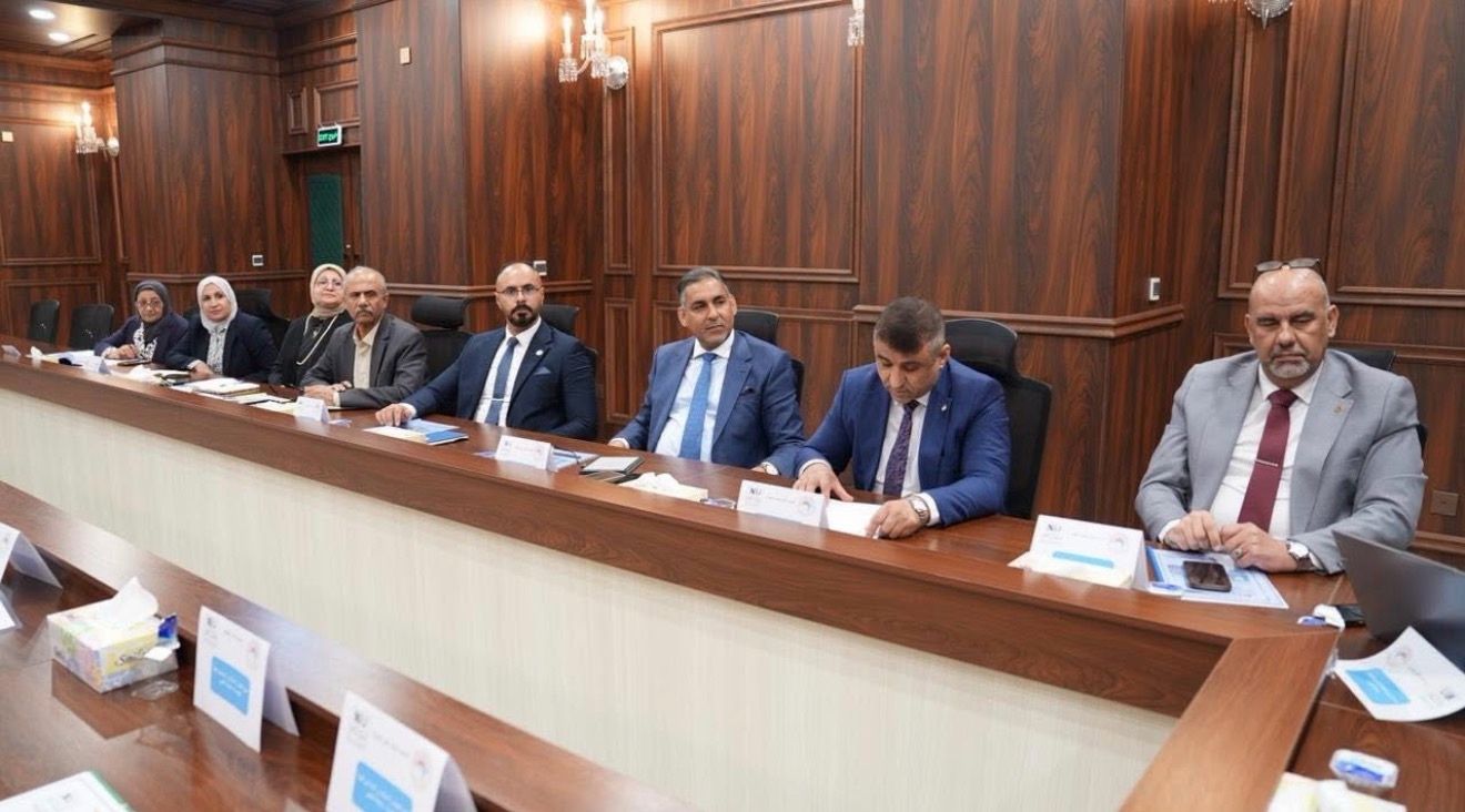 President of the Cement producers Association in Iraq Participates in the First Meeting of the Industrial Advisory Council at Al-Naji University College of Engineering